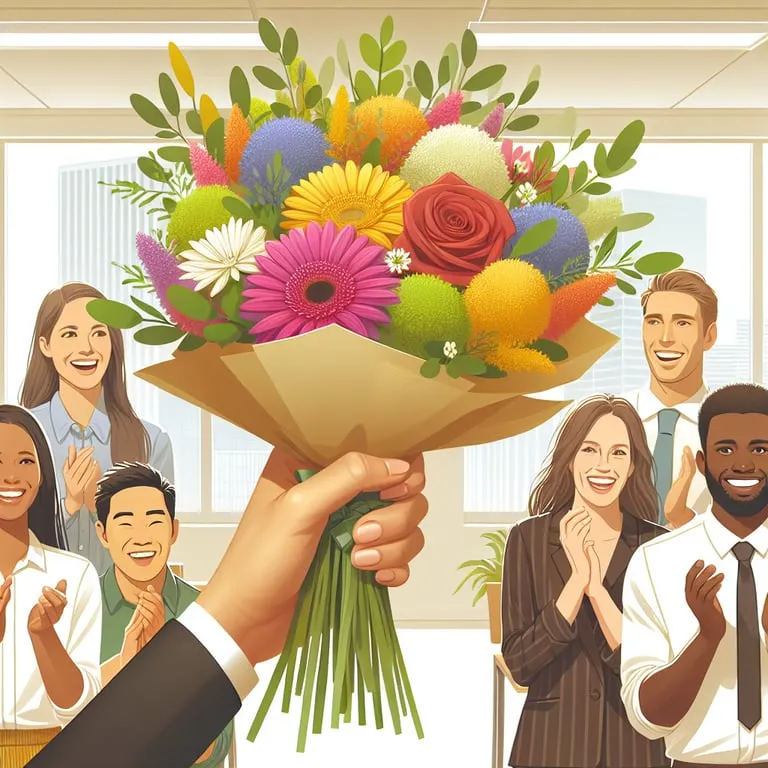 승진의 기쁨을 함께 나누는 멋진 축하화환 문구