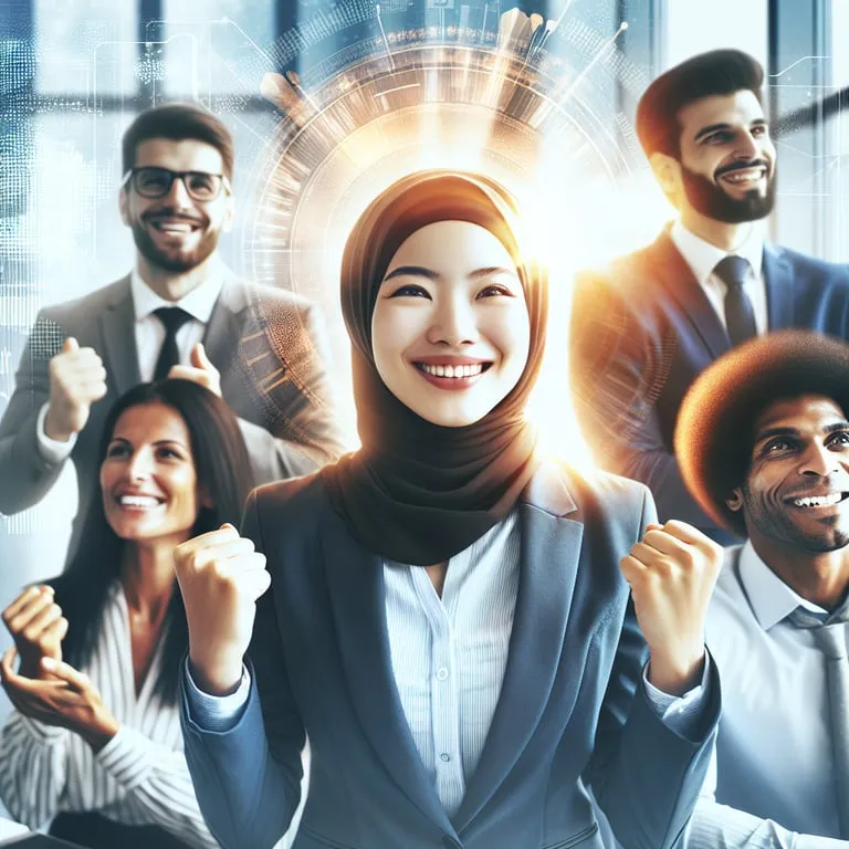 직장 내 성공을 축하하는 센스 있는 승진 메시지