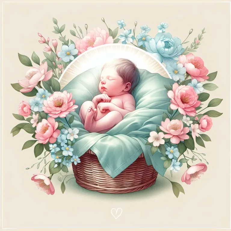 출산을 축하하는 감동적인 꽃바구니 메시지 추천